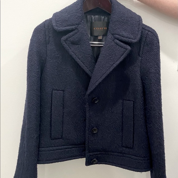 Coach Wool Pea Coat - Picture 2 of 10